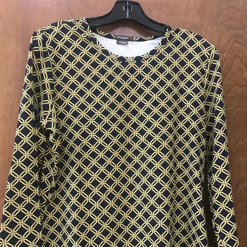 J.McLaughlin Top Black & Gold